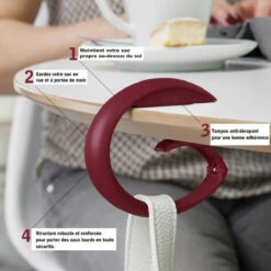 Baghook, Accroche-sac Pratique 10 Baghook, Accroche-sac Pratique -Cadeau boutique baghook accroche sac pratique 3