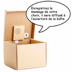 Boîte Cadeau Message à Enregistrer