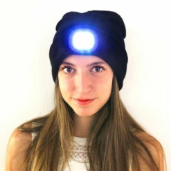 Bonnet Avec Lampe Frontale Intégrée -Cadeau boutique bonnet avec lampe frontale integree 2