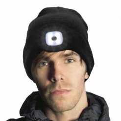 Bonnet Avec Lampe Frontale Intégrée
