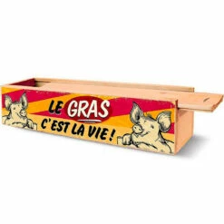 Cave à Saucisson Le Gras C'est La Vie -Cadeau boutique cave a saucisson le gras c est la vie 2