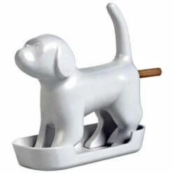 Chien Taille-crayon Blanc -Cadeau boutique chien taille crayon blanc 1