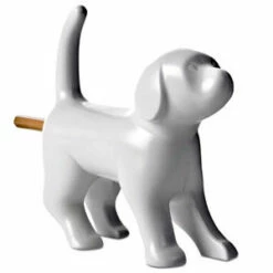 Chien Taille-crayon Blanc -Cadeau boutique chien taille crayon blanc 2