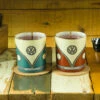 Coffret 2 Verres Combi VW 2 Coffret 2 Verres Combi VW -Cadeau boutique coffret 2 verres combi vw volskwagen campervan