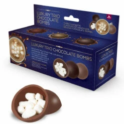 Coffret 3 Bombes Prestige Chocolat Chaud Guimauve -Cadeau boutique coffret 3 bombes prestige chocolat chaud guimauve 3
