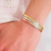 Coffret 3 Bracelets Jonc Message Maman