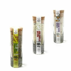 Coffret 3 Sels Insolites Aromatisés -Cadeau boutique coffret 3 sels insolites aromatises 1