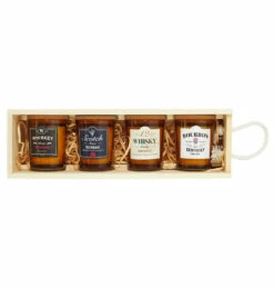 Coffret 4 Bougies Whisky -Cadeau boutique coffret 4 bougies whisky 5