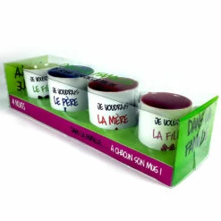 Coffret 4 Mugs La Famille 11 Coffret 4 Mugs La Famille -Cadeau boutique coffret 4 mugs la famille 4