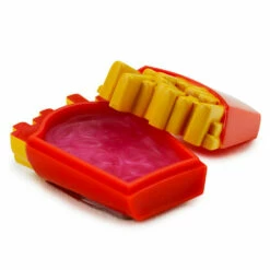 2 Baumes à Lèvres Burger Frites -Cadeau boutique coffret baumes a levres burger frites 2