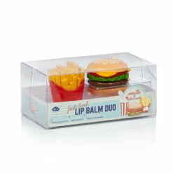 2 Baumes à Lèvres Burger Frites -Cadeau boutique coffret baumes a levres burger frites 4