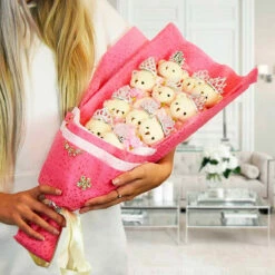 Coffret Bouquet D'oursons Peluche 8 Coffret Bouquet D'oursons Peluche -Cadeau boutique coffret bouquet d oursons peluche 2
