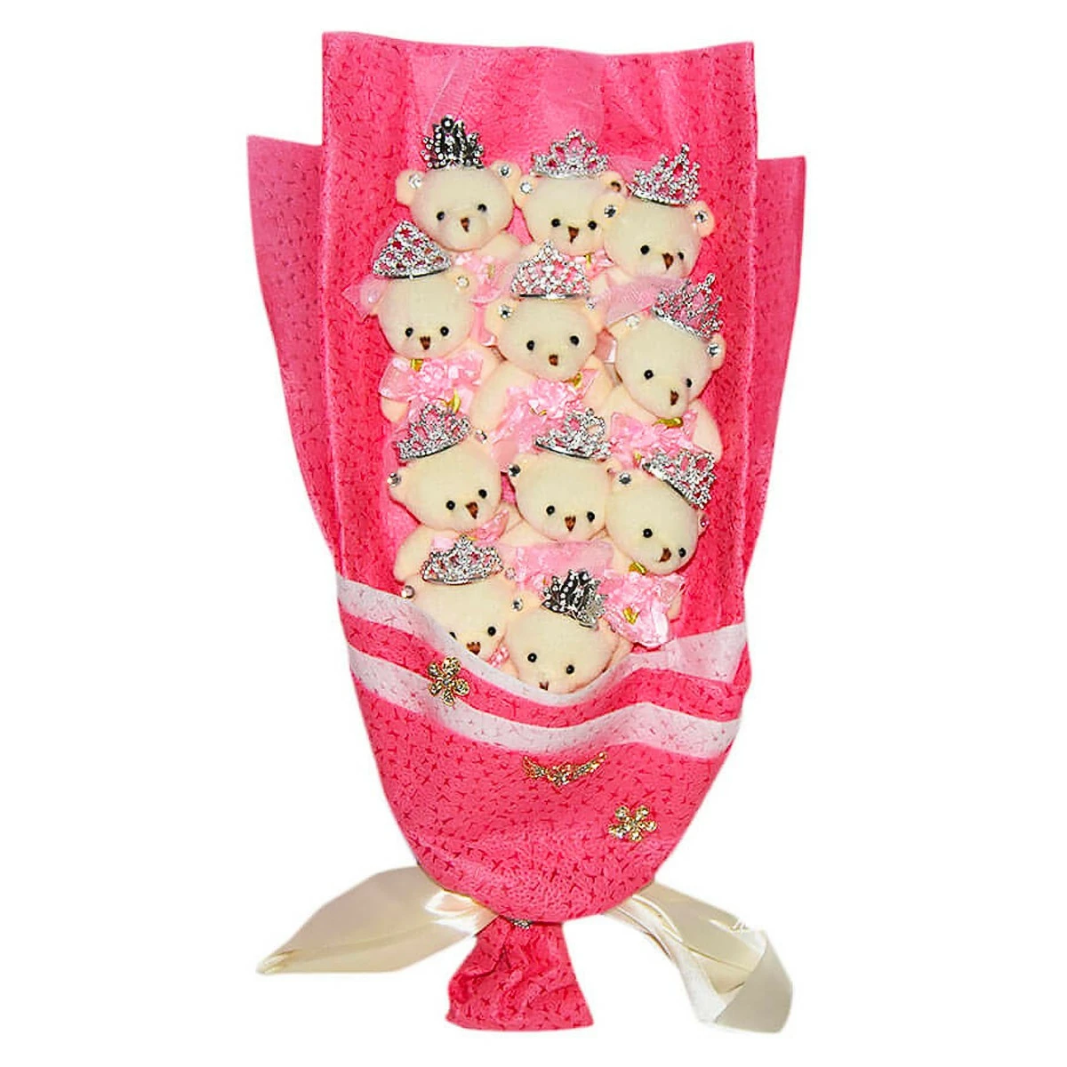 Coffret Bouquet D'oursons Peluche 6 Coffret Bouquet D'oursons Peluche – Image 4