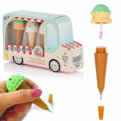 Coffret Camion De Glaces Gloss Et Stylos -Cadeau boutique coffret camion de glaces gloss et stylos 1