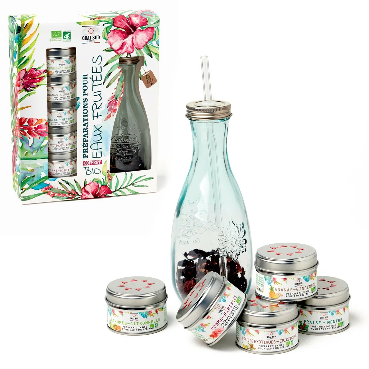 Coffret Eaux Fruitées Bio 3 Coffret Eaux Fruitées Bio