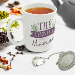 Coffret Mug Boule à Thé Maman -Cadeau boutique coffret mug boule a the maman 1
