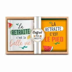 Coffret Mug Chaussettes La Retraite 7 Coffret Mug Chaussettes La Retraite -Cadeau boutique coffret mug chaussettes la retraite 2