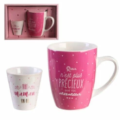Coffret Mug Et Espresso Maman -Cadeau boutique coffret mug et espresso maman 2