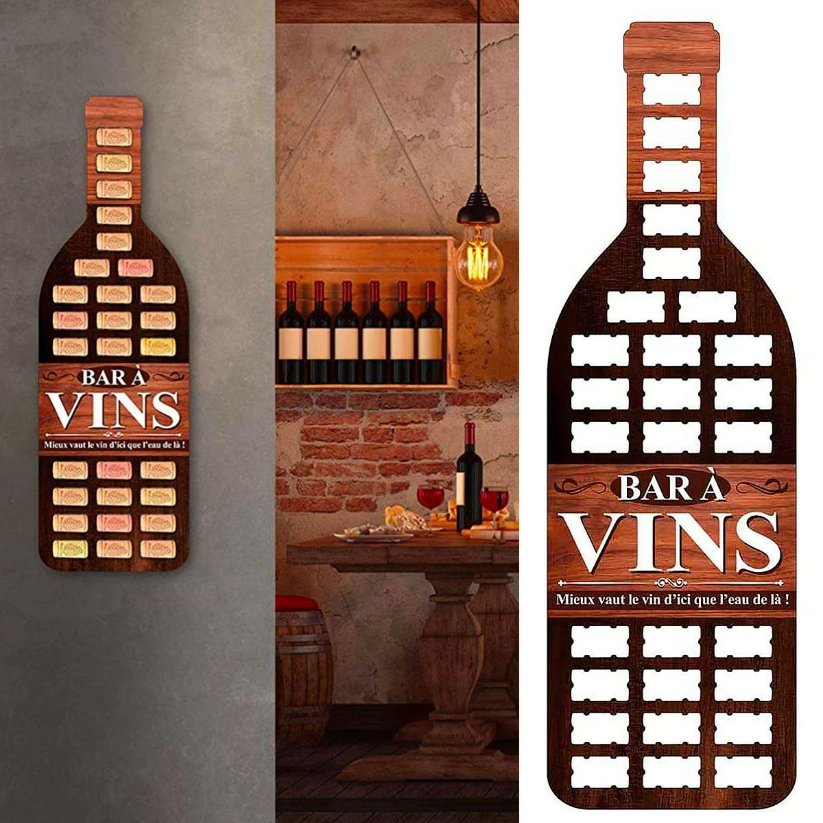 Collecteur Bouchons De Bouteille De Vin 4 Collecteur Bouchons De Bouteille De Vin – Image 2