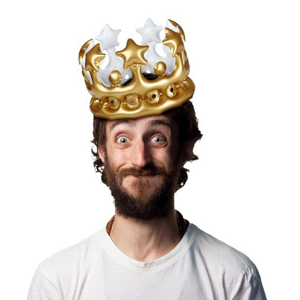 Couronne Gonflable Roi D'un Jour 4 Couronne Gonflable Roi D'un Jour – Image 2