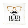 Coussin Mr Moustache -Cadeau boutique coussin mr moustache
