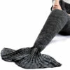 Couverture Sirène Adulte Grise -Cadeau boutique couverture sirene adulte grise