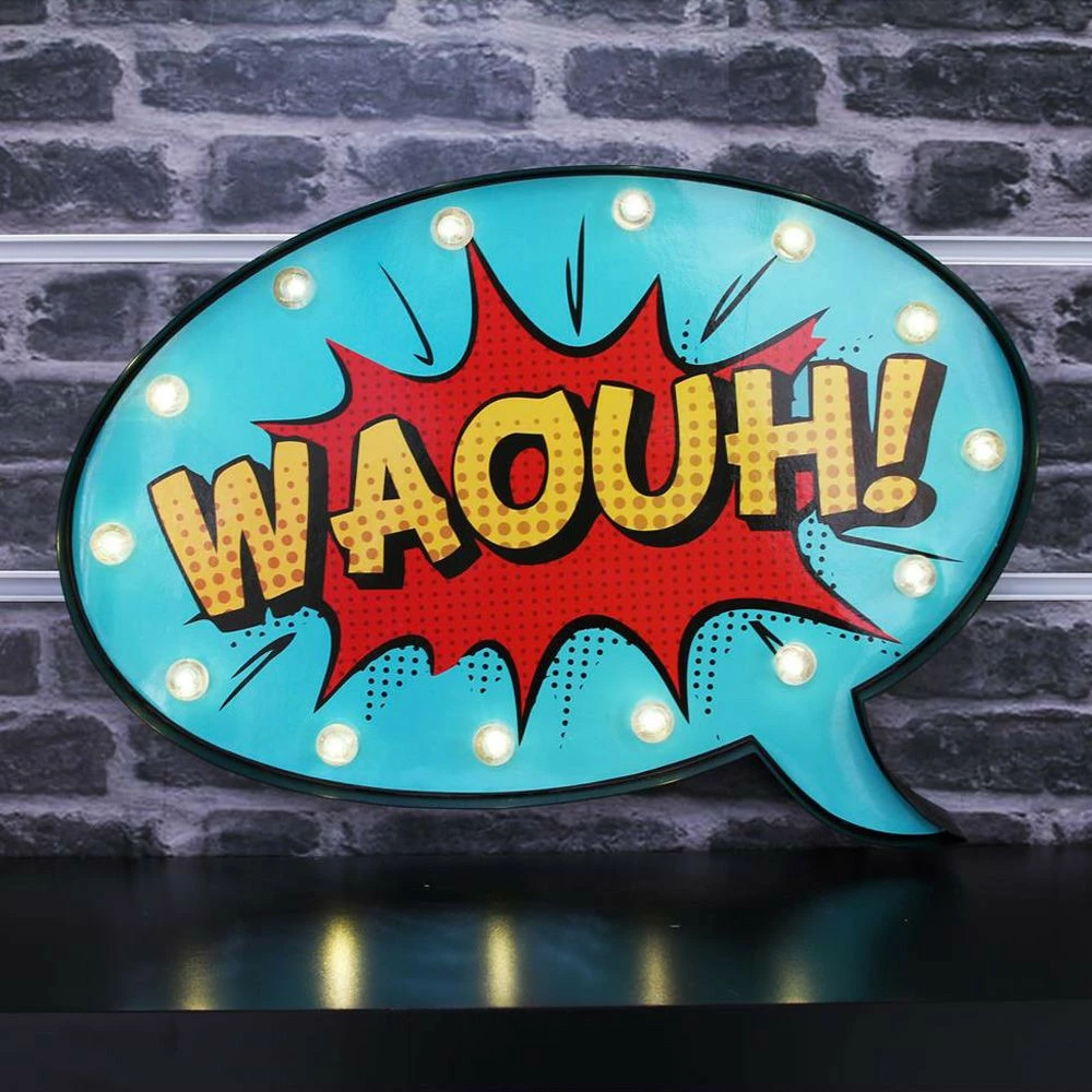 Décoration Bulle BD Lumineuse 3 Décoration Bulle BD Lumineuse