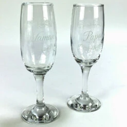 Duo Flûtes à Champagne Maman Et Papa