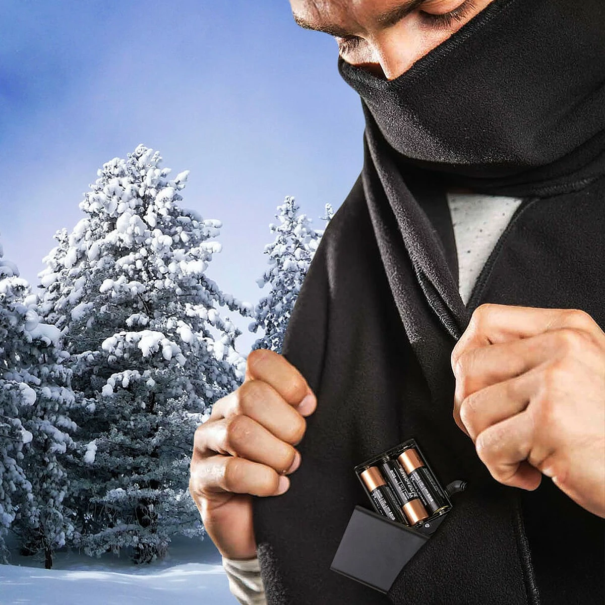 Echarpe Chauffante Avec Poches 4 Echarpe Chauffante Avec Poches – Image 2