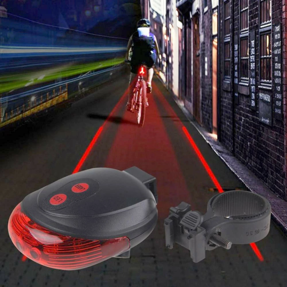 Eclairage De Vélo Double Laser 5 Eclairage De Vélo Double Laser – Image 3