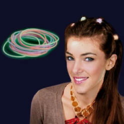 Élastiques Phosphorescents Pour Cheveux -Cadeau boutique elastiques phosphorescents pour cheveux 2