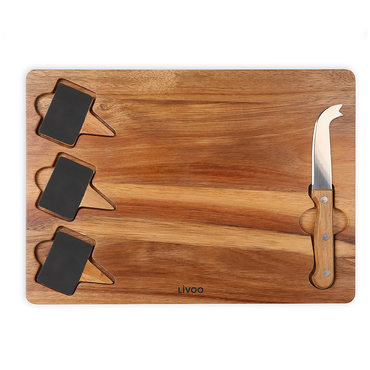 Ensemble Plateau à Fromage, Couteau Et Panneaux. 5 Ensemble Plateau à Fromage, Couteau Et Panneaux. – Image 3