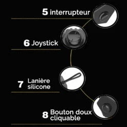 Fidget Cube 12 Faces, Gadget Anti-stress -Cadeau boutique fidget cube 12 faces gadget anti stress 4