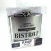 Flasque Inox Bistrot -Cadeau boutique flasque inox bistrot
