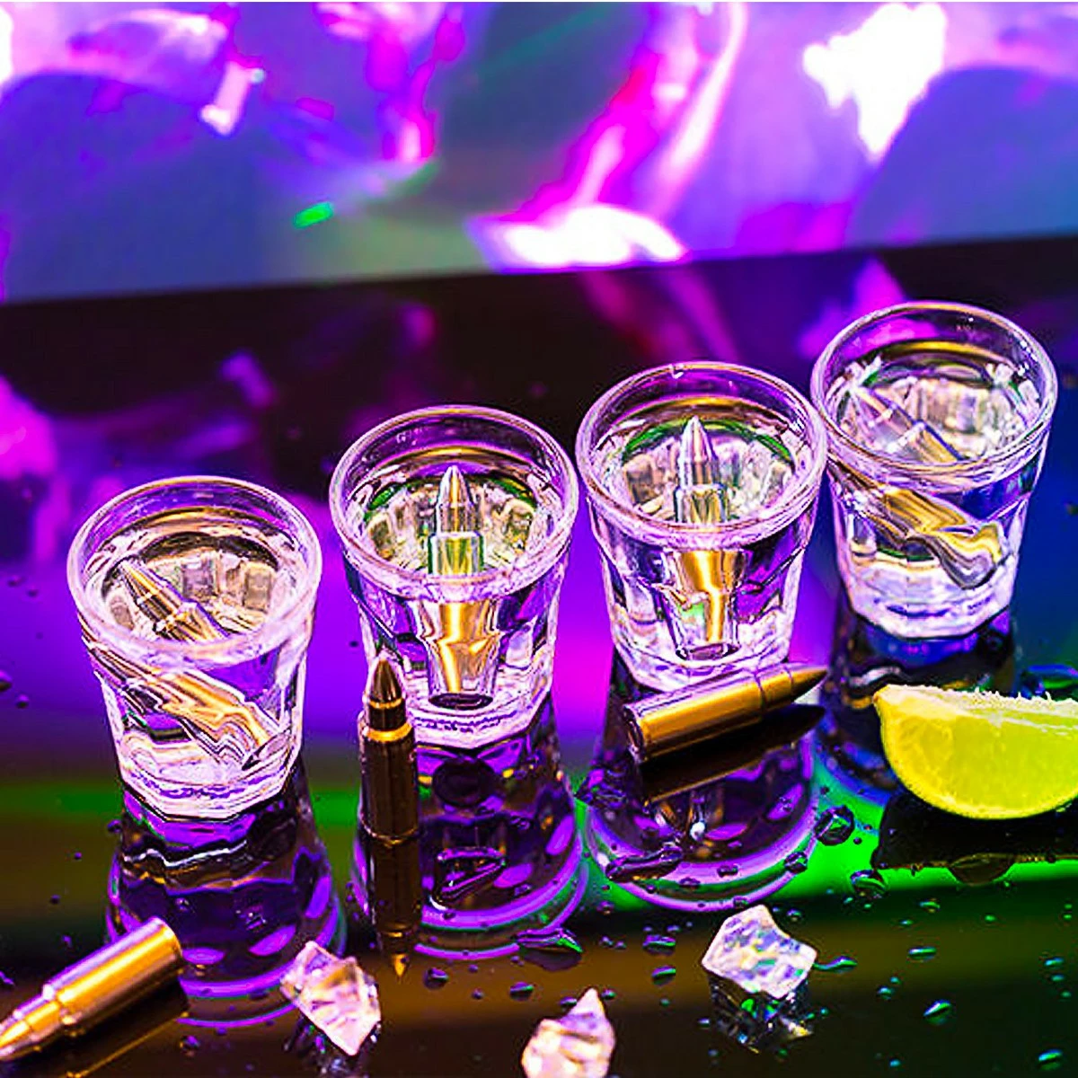 Glaçons Munitions Réutilisables En Acier Inoxydable 7 Glaçons Munitions Réutilisables En Acier Inoxydable – Image 5