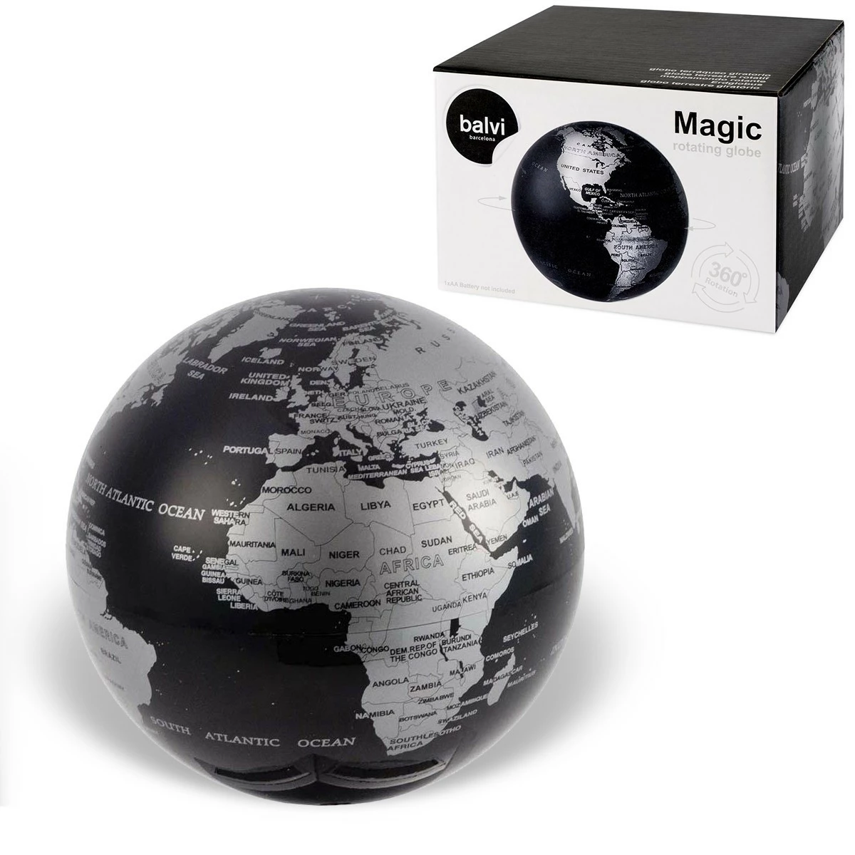 Balvi Globe Terrestre Rotatif Magique 4 Balvi Globe Terrestre Rotatif Magique – Image 2