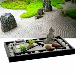 Jardin Zen Avec Bougeoir