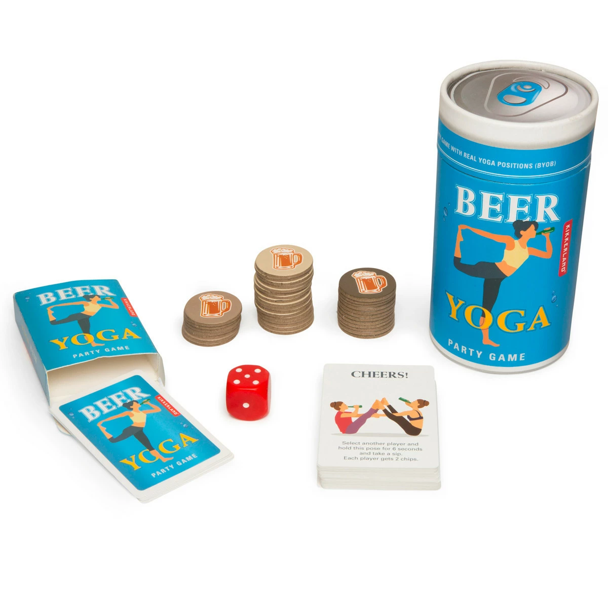 KIKKERLAND Jeu Yoga Bière 4 KIKKERLAND Jeu Yoga Bière – Image 2
