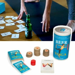 KIKKERLAND Jeu Yoga Bière 11 KIKKERLAND Jeu Yoga Bière -Cadeau boutique jeu yoga biere 4