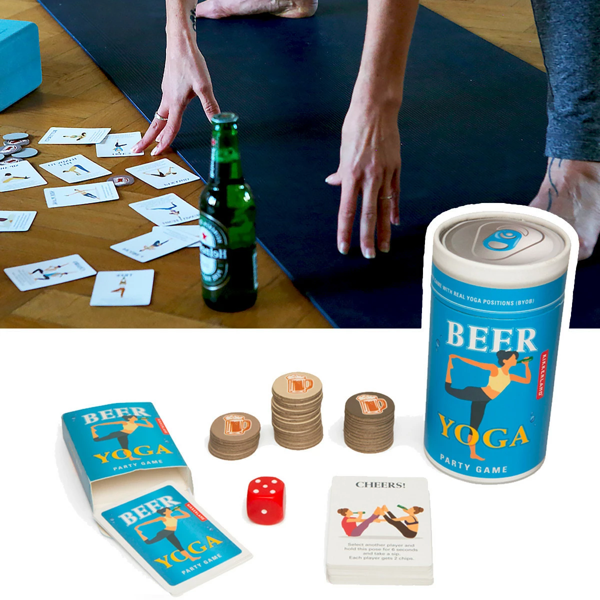 KIKKERLAND Jeu Yoga Bière 7 KIKKERLAND Jeu Yoga Bière – Image 5