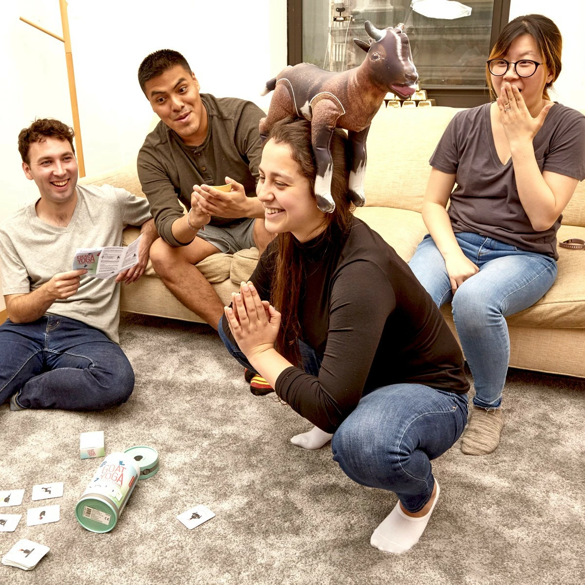 KIKKERLAND Jeu Yoga Chèvre 5 KIKKERLAND Jeu Yoga Chèvre – Image 3