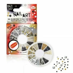 Cadeau boutique -Cadeau boutique kit bijoux deco pour les ongles rock chic 1