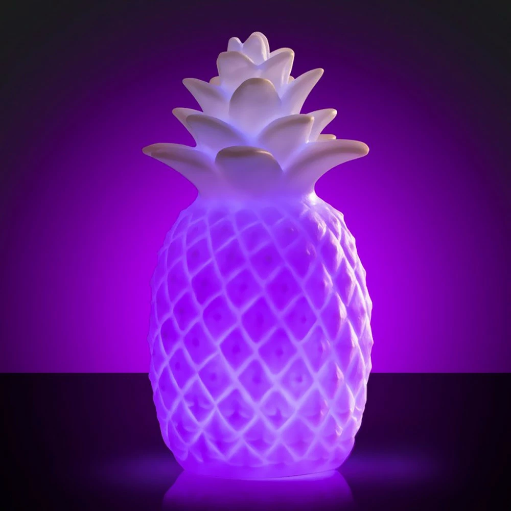 Lampe Ananas LED Couleurs Changeantes 18,5 Cm 3 Lampe Ananas LED Couleurs Changeantes 18,5 Cm