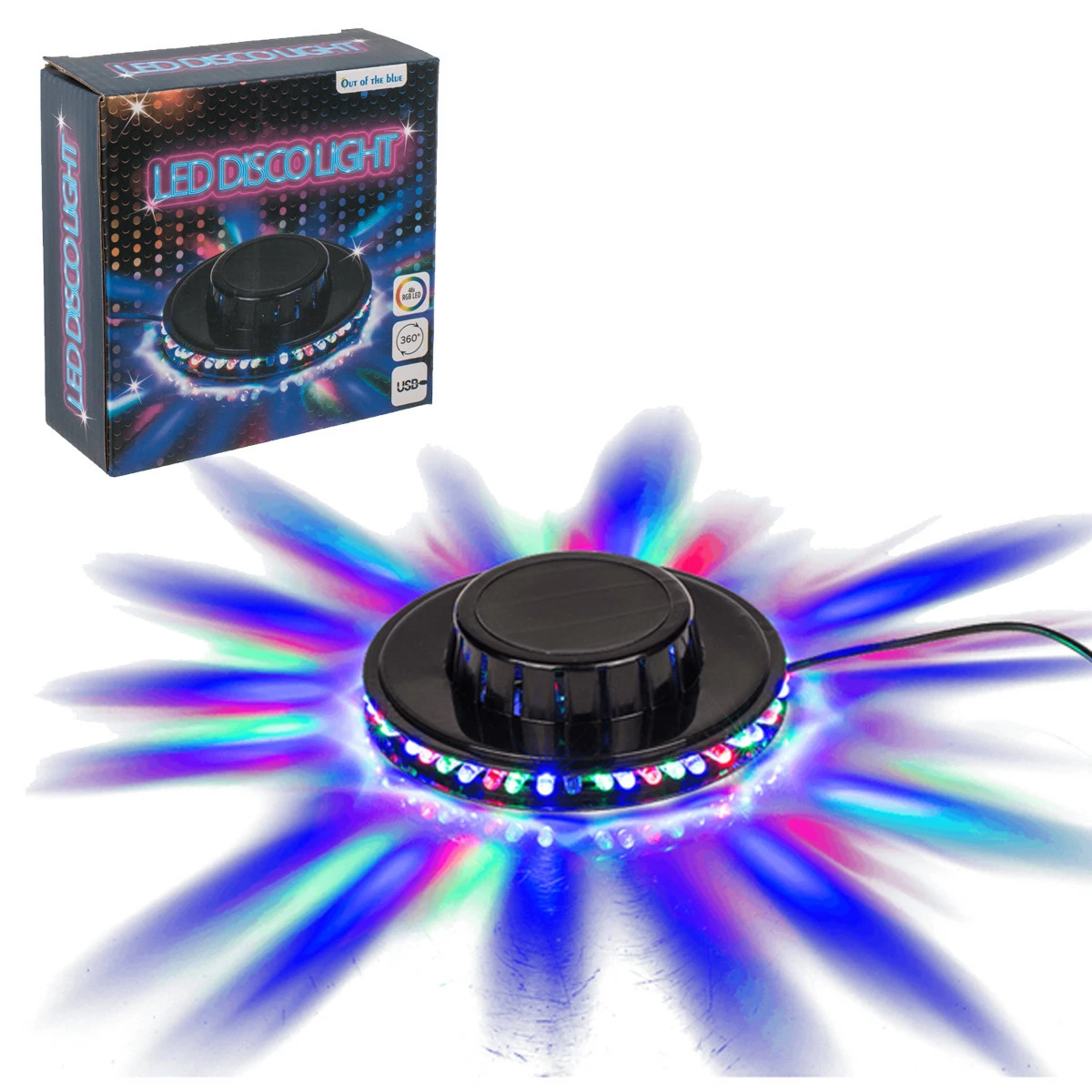 Out Of The Blue Lampe Disco Compacte 48 Leds Multicolore 4 Out Of The Blue Lampe Disco Compacte 48 Leds Multicolore – Image 2