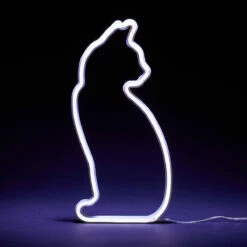 Lampe Neon Silhouette Chat