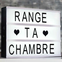 Out Of The Blue Lightbox A4, Lampe à Messages -Cadeau boutique lightbox a4 lampe a messages 2