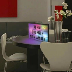 Lightbox A4, Lampe Multicolore à Messages 8 Lightbox A4, Lampe Multicolore à Messages -Cadeau boutique lightbox a4 lampe multicolore a messages 1