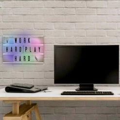 Lightbox A4, Lampe Multicolore à Messages 9 Lightbox A4, Lampe Multicolore à Messages -Cadeau boutique lightbox a4 lampe multicolore a messages 2