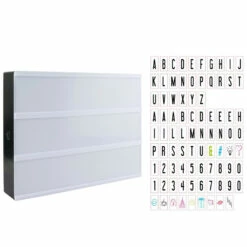Lightbox A4, Lampe Multicolore à Messages 11 Lightbox A4, Lampe Multicolore à Messages -Cadeau boutique lightbox a4 lampe multicolore a messages 4