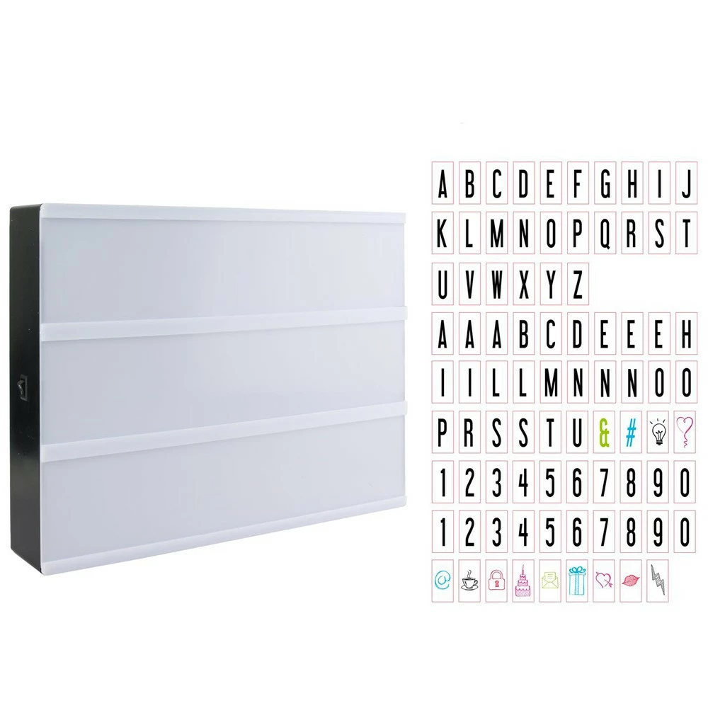 Lightbox A4, Lampe Multicolore à Messages 7 Lightbox A4, Lampe Multicolore à Messages – Image 5